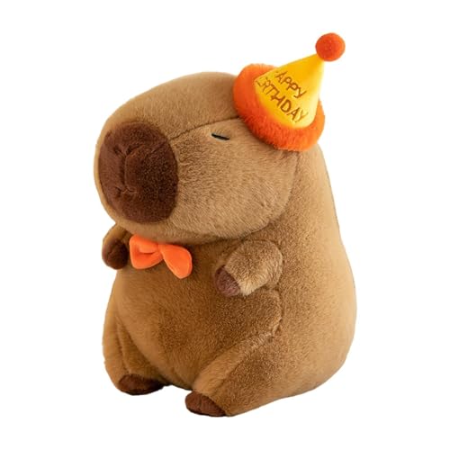 Perfeclan Plüsch-Capybara-Puppe, Capybara, Stofftier, Sammlerstück, Heimdekoration, süße Capybara-Puppe, Stofftier für Familienkinder, Geschenke von Perfeclan