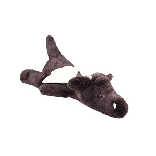 Perfeclan Plüschtier mit fliegendem Drachen, umarmendes Plüschtier, entzückendes Tierplüschtier, Plüschtierpuppe für Kinder, kreative Geschenke, Braun, 52 cm von Perfeclan