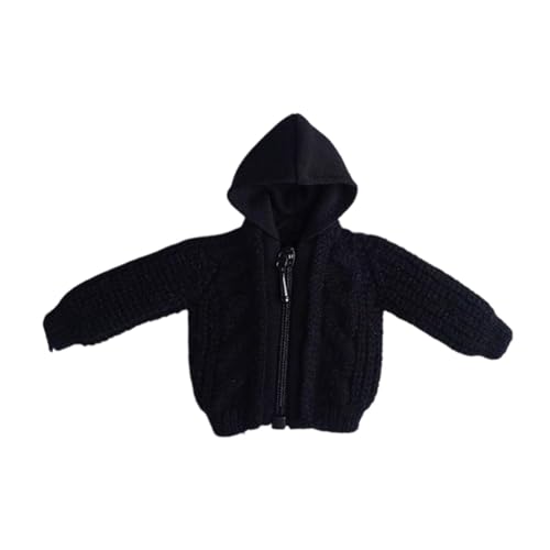 Perfeclan Pullover-Modell im Maßstab 1/12, Modellpuppenspielzeug, Winter, Accessoires, Miniatur, handgefertigtes Kostüm, Erwachsene, Geschenke, Schwarz Perfeclan Pullover-Modell im Maßstab 1/12, Modellpuppenspielzeug, Winter, Accessoires, Miniatur, handgefertigtes Kostüm, Erwachsene, Geschenke, Schwarz von Perfeclan