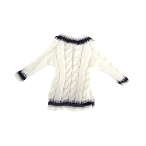 Perfeclan Pullover für 18-Zoll-Puppen, modische Kleidung und Accessoires, süße, stylische Kleidung für 43-cm-Babypuppen, Geschenk zum Kindertag von Perfeclan