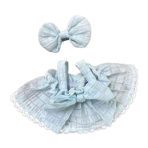 Perfeclan Puppenkleidung, Puppenoutfits, Mode, Puppenzubehör zum Selbermachen, Kleidung zum Anziehen, Puppenkleidung, DIY-Puppenspielzeug, Blau von Perfeclan