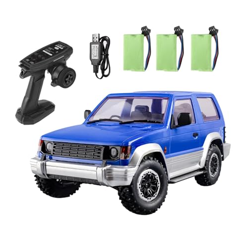 Perfeclan RC-Auto Ld1297 1:14 RC-Auto aus Metall mit LED-Leuchten, realistisches elektrisches Crawler-Spielzeug, klassisches Fahrzeugmodell, drei Macht von Perfeclan