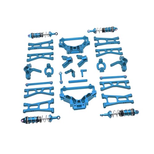 Perfeclan RC-Auto-Upgrade, modifizierte Ersatzzubehör-Kits aus Metall, Nachrüst-Zubehör für RC-Hobbyautos im Maßstab 1/14, ferngesteuerte Autos, BLAU von Perfeclan