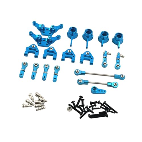 Perfeclan RC-Car-Ersatzteile, Lenkschalen, inklusive Befestigungsschrauben, Shock -Zubehör für Wltoys 1:28 284161 284010 284131 RC-Car, Blau von Perfeclan