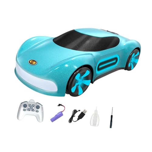 Perfeclan RC-Modellauto, ferngesteuertes Auto, Sammlerstück, Fahrzeugspielzeug, Automodell, RC-Rennautospielzeug für Kinder und Jungen, Blaue Fernbedienung von Perfeclan