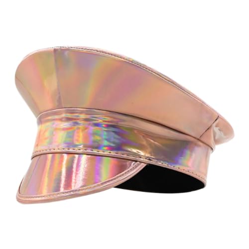 Perfeclan Sailor Hat News Boy Cap Visor für Halloween Masquerade Ball Bühne Performance, Rosa von Perfeclan