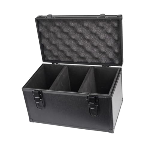 Perfeclan Sammelkarten-Aufbewahrungsbox, Sammelhalter, ausgekleidet mit Schwamm, tragbarer Spielkarten-Organizer, Karten-Aufbewahrungsbox für Standardkarten, 29.5 cm X 17 cm X von Perfeclan