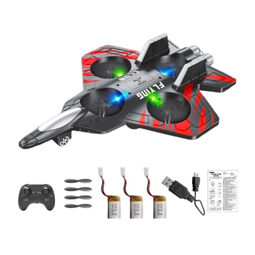 Perfeclan Schaum-Fernbedienungsflugzeug, Kinder-RC-Flugzeug, Basteln, beleuchtetes Dekor, Kampfflugzeug, Spielzeug, Spielzeug für Geschenk, Kindertag, Rot Perfeclan Schaum-Fernbedienungsflugzeug, Kinder-RC-Flugzeug, Basteln, beleuchtetes Dekor, Kampfflugzeug, Spielzeug, Spielzeug für Geschenk, Kindertag, Rot von Perfeclan