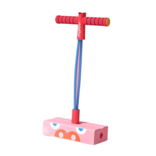 Perfeclan Schaumstoff Pogo Spielzeug für Kinder Im Innen Und Außenbereich, Lustiges, Rutschfestes Schaumstoffgriff Frosch Sprungstab Spielzeug für Kinder, rosa Basis von Perfeclan