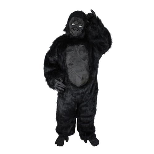 Perfeclan Schimpansenkostüm, Halloween-Requisiten, Flauschiges Gorilla-Kostüm zum Cosplay-Verkleiden von Perfeclan