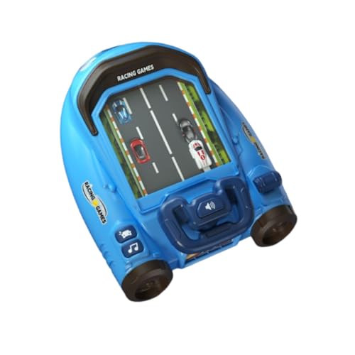 Perfeclan Simulation Fahren Lenkrad Spielzeug Jungen Auto Spielzeug Raumschiff Kinder Rennen Abenteuer Spiel Weltraum Thema Racer für Jungen Kinder Geschenk, Blau von Perfeclan