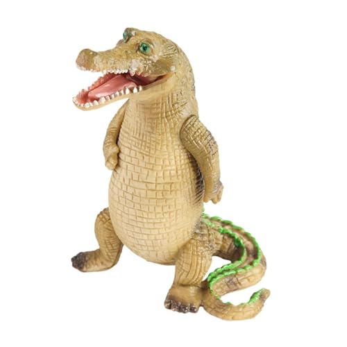 Perfeclan Simulation Krokodilfigur Alligator Spielzeugfigur Standing Wildlife Jungle Toy für Kinder Neujahr Geschenke Party Gefällt Mir Mädchen von Perfeclan