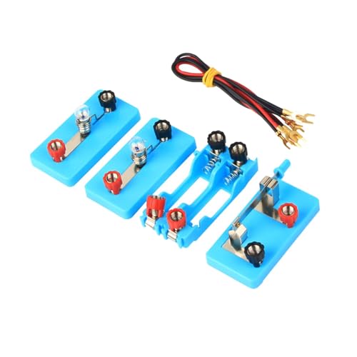 Perfeclan Stromkreis-Lernsets für, DIY-Materialien, kleine Erfindungen, grundlegende Schaltkreis-Sets, Strom-Experimentierset für Jugendliche Perfeclan Stromkreis-Lernsets für, DIY-Materialien, kleine Erfindungen, grundlegende Schaltkreis-Sets, Strom-Experimentierset für Jugendliche von Perfeclan