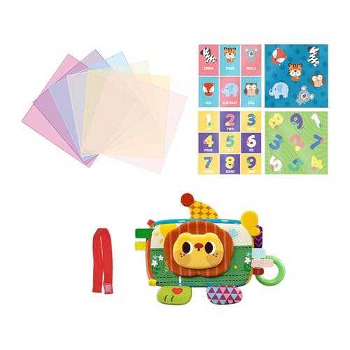 Perfeclan Taschentuchbox für Babys, Montessori-Spielzeug, Puzzles, Feinmotorik-Lernspielzeug, Sensorik-Spielzeug für Kinder, Kleinkinder, Jungen und von Perfeclan