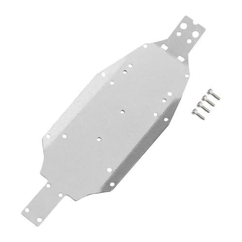 Perfeclan -Teil für die Chassisplatte aus Aluminiumlegierung, einfache Installation, Zubehör, Ersatz-Chassis-Unterfahrschutz für Los00007 1/24 RC-Auto, Silber Perfeclan -Teil für die Chassisplatte aus Aluminiumlegierung, einfache Installation, Zubehör, Ersatz-Chassis-Unterfahrschutz für Los00007 1/24 RC-Auto, Silber von Perfeclan