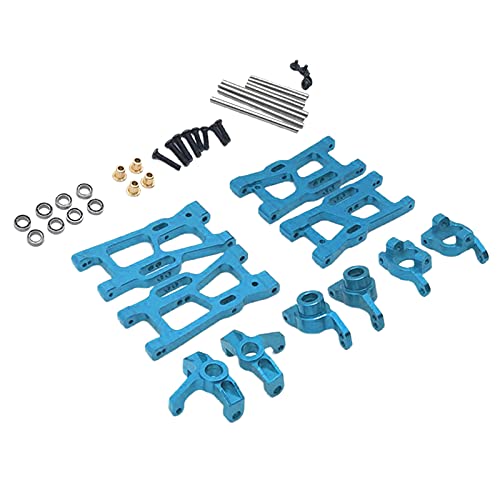 Perfeclan Voll aus aus Upgrades Ersatz kit Suitable für 1:14 144001 1:12 124018 schaukel Arme Steering Hub Zubehör, Blau von Perfeclan