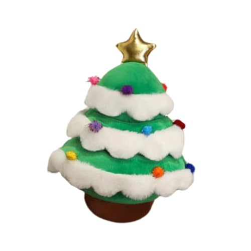 Perfeclan Weihnachtsbaum, Plüschtier, gefüllte Weihnachtsbaumpuppe, praktische Weihnachtsdekoration für Familie, Freunde, Schlafzimmer, Wohnzimmer, 25cm von Perfeclan