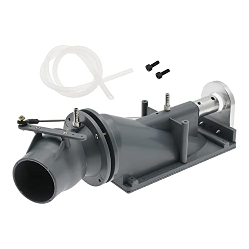 Water Thruster Jet Pump 40 Mm 4 Propeller Vorwärts Rückwärts Ejektor Turbo für RC Jet Boat Jet Boat, Grau von Perfeclan