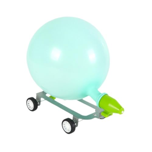 perfeclan DIY Ballon Launcher Toy Scientific Interessantes 3D -Puzzle Retract Trolley Bildungsspielzeug für Kinder Studenten weibliche Familienmänner von Perfeclan