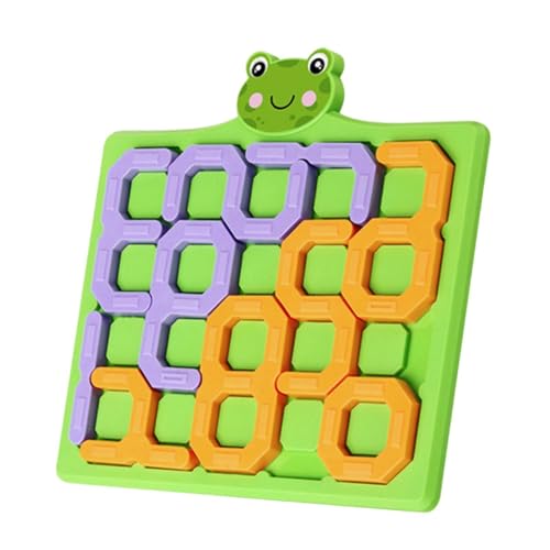 Perfeclan Interaktives Puzzle für Kinder, Mathematik Spiel, Denkaufgabe, Brettspiel für Den Tisch, Lernspielzeug Im Kindergarten, Frosch Perfeclan Interaktives Puzzle für Kinder, Mathematik Spiel, Denkaufgabe, Brettspiel für Den Tisch, Lernspielzeug Im Kindergarten, Frosch von Perfeclan