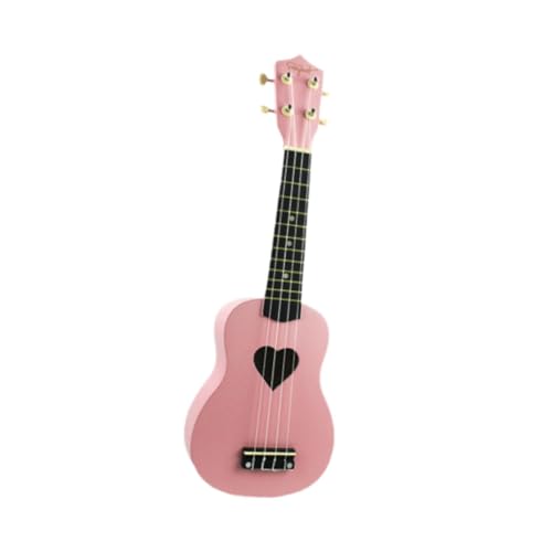 perfeclan Kinder Gitarre Musikspielzeug Frühes Lernspielzeug Rosa Cartoon Tier Musikspielzeug für Kindergartenkinder Anfänger von Perfeclan