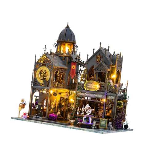 perfeclan Puppenhaus-Bausatz, Puppenhaus-Zubehör, Tischdekoration, Heimdekoration, Miniatur-Puppenhaus, 3D-Puzzles für Freunde von Perfeclan