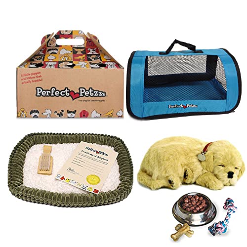 Perfect Petzzz Golden Retriever + Pink Tote Transportbox und Zubehör von Perfect Petzzz