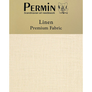 Leinen Leinwand 10 tr 140 cm weiß - 50 cm von Permin