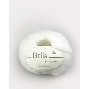 Permin Bella Mohair Garn 01 Weiß von Permin