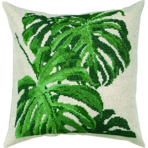 Permin Stickereiset Monstera 40x40cm von Permin