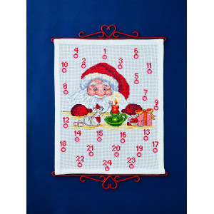 Permin Stickerei-Set Weihnachtsmann und Maus 38x46cm von Permin