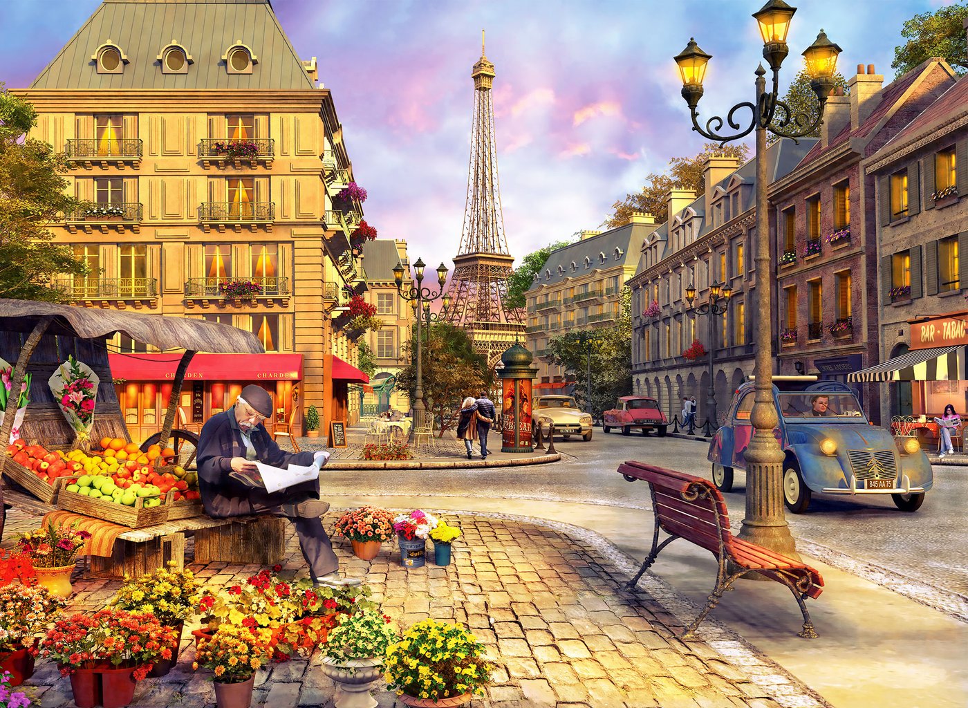 Perre / Anatolian Paris Street Life 1500 Teile Puzzle Perre-Anatolian-4542 von Perre / Anatolian