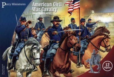 Perry Miniatures ACW2 Plastic American Civil War Cavalry (Box of 12 Figures) von Perry Miniatures