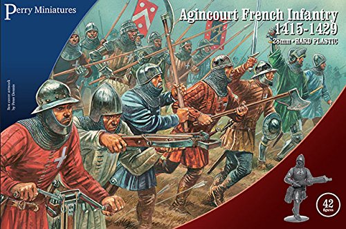 Perry Miniatures - Agincourt French Infantry 1415-29 (42) (28mm scale) AO50 von Perry Miniatures