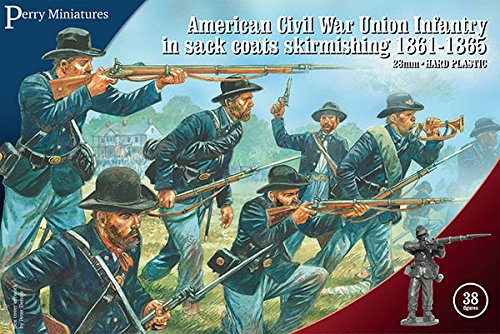 Perry Miniatures American Civil War Union Infanterie in Sack Coats Skirmishing 1861-65 ACW120 von Perry Miniatures