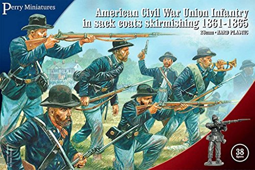 Perry Miniatures American Civil War Union Infanterie in Sack Coats Skirmishing 1861-65 ACW120 von Perry Miniatures