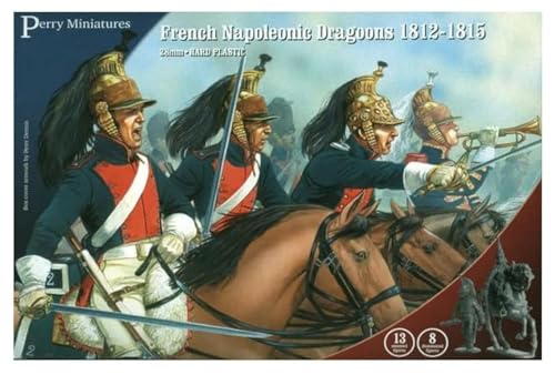 Perry Miniatures FN130 French Napoleonic Dragoons 28 mm Hard Plastic Figures x13 by Perry Miniatures by Perry Miniatures von Perry Miniatures