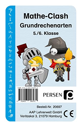 Persen Verlag i.d. AAP Mathe-Clash: Grundrechenarten: 5. / 6. Klasse von Persen Verlag i.d. AAP