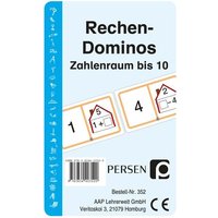 Rechen-Dominos. Zahlenraum bis 10 von Persen Verlag in der AAP Lehrerwelt GmbH