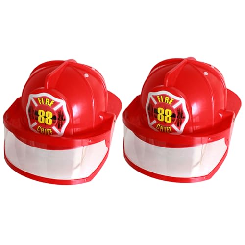 Pesoncarl 2pcs Feuerwehrmütze für verstellbare Plastik -Feuerwehrhelm mit Sicherheit von Kindern mit Sicherheitsbrillen Feuerwehrmützen für Kinder Kleid, Cosplay, Rollenspiel, Kostümzubehör Pesoncarl 2pcs Feuerwehrmütze für verstellbare Plastik -Feuerwehrhelm mit Sicherheit von Kindern mit Sicherheitsbrillen Feuerwehrmützen für Kinder Kleid, Cosplay, Rollenspiel, Kostümzubehör von Pesoncarl