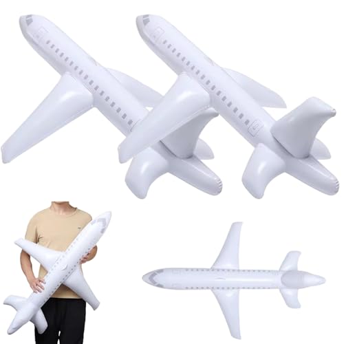 2pcs aufblasbares Flugzeug, 39 Zoll weißes großes Flugzeugballons, realistische wirkungssichere Blow-up-Spielzeug für Outdoor, Partybevorzugungen, Schwimmen, Spielzeug 2pcs aufblasbares Flugzeug, 39 Zoll weißes großes Flugzeugballons, realistische wirkungssichere Blow-up-Spielzeug für Outdoor, Partybevorzugungen, Schwimmen, Spielzeug von Pesoncarl