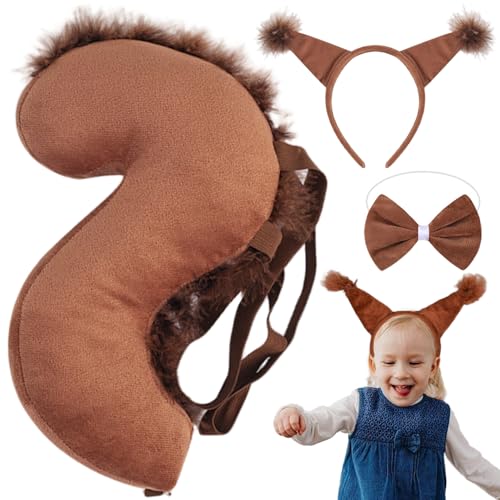 Pesoncarl 3pcs/set Tierkostüm weiche Tierkostüme für Kinder mit Stirnband -Schwanz- und Fliege -Krawatten -Halloween -Ohren und Schwanzset für Cosplay -Party Pesoncarl 3pcs/set Tierkostüm weiche Tierkostüme für Kinder mit Stirnband -Schwanz- und Fliege -Krawatten -Halloween -Ohren und Schwanzset für Cosplay -Party von Pesoncarl