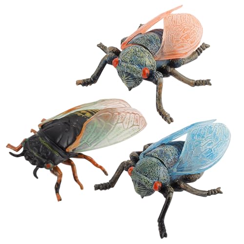 Pesoncarl 3pcs realistische Tierfiguren Cicadenmodell Lernen Bildungspädagogik -Wissenschaftsprojekt Kuchen -Topper für Kinder Kleinkinder Pesoncarl 3pcs realistische Tierfiguren Cicadenmodell Lernen Bildungspädagogik -Wissenschaftsprojekt Kuchen -Topper für Kinder Kleinkinder von Pesoncarl