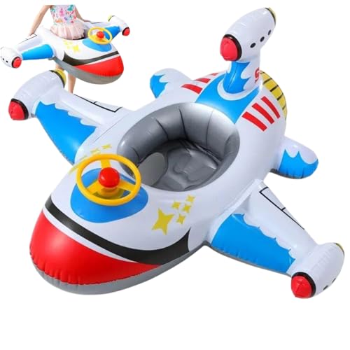 Pesoncarl Baby Pool Float, aufblasbares PVC-Kleinkind Floaties, Flugzeugbaby Schwimmen mit Lenkrad, lustiges Kind für Kinder im Alter von 1 bis 5 Jahren, Spielzeug Pesoncarl Baby Pool Float, aufblasbares PVC-Kleinkind Floaties, Flugzeugbaby Schwimmen mit Lenkrad, lustiges Kind für Kinder im Alter von 1 bis 5 Jahren, Spielzeug von Pesoncarl