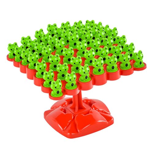 Pesoncarl Frog Balance Game, Zwei Spieler Kinderfrosch Spielzeug Spielzeug Set, Eltern Kind Interaktives für Kinder Erwachsene von Pesoncarl