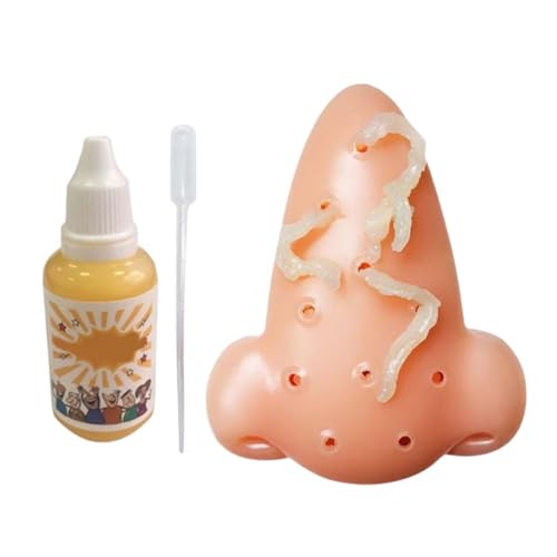 Pesoncarl Pickle Pops Toy Squeeze Acne Toys Nase Pickle Popping Toy Stress Relief Neuheit Spielzeug mit 30 ml additive Lösung. von Pesoncarl