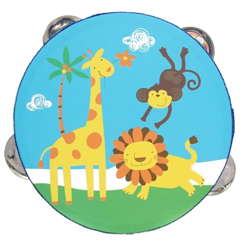 Pesoncarl Tambourin für Kinder tragbare hölzerne Kinder Tamburin mit Metalljingles leicht zu pädagogischem Baby mit klarem Klang für Junge Musiker Tiere, Spielzeug, Spielzeug Pesoncarl Tambourin für Kinder tragbare hölzerne Kinder Tamburin mit Metalljingles leicht zu pädagogischem Baby mit klarem Klang für Junge Musiker Tiere, Spielzeug, Spielzeug von Pesoncarl
