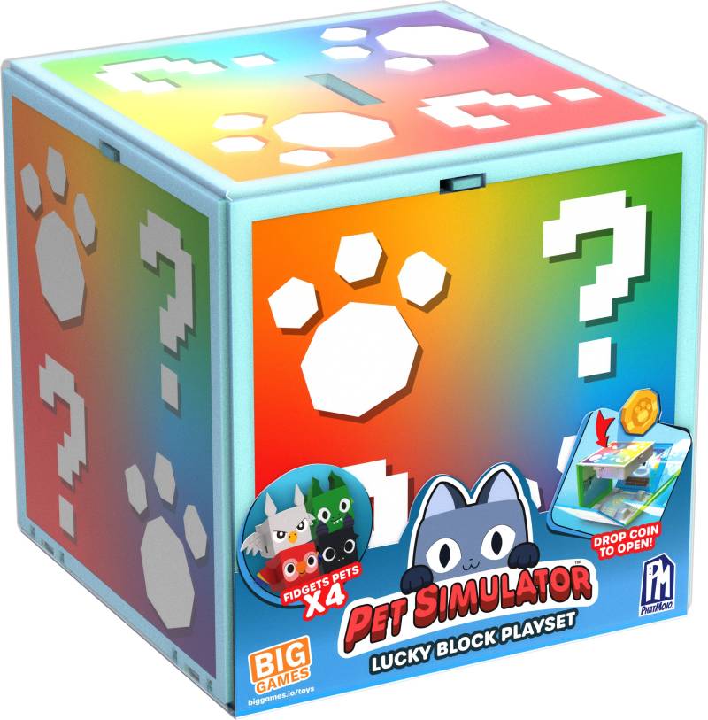 Pet Simulator Lucky Block Figurenset Series 2 4er-Pack von Pet Simulator