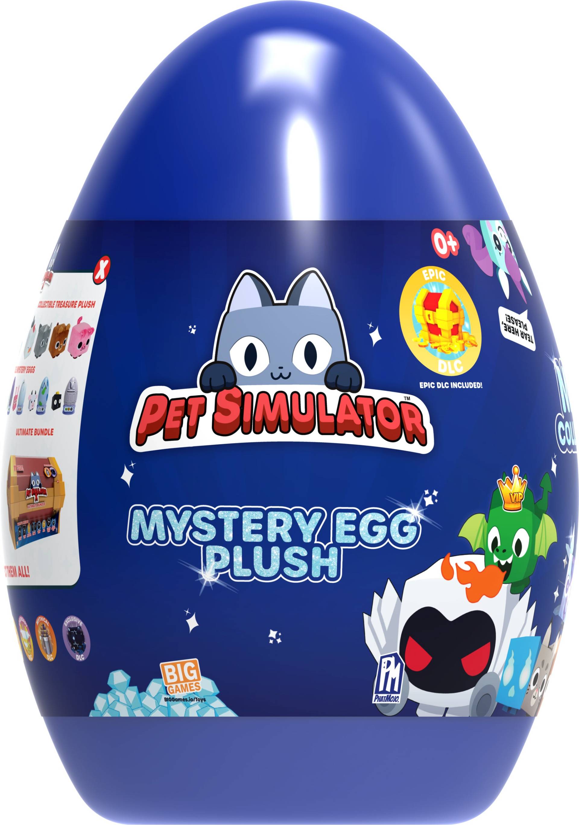 Pet Simulator Mystery Egg Kuscheltier Series 2 20 cm Gemischte Auswahl von Pet Simulator