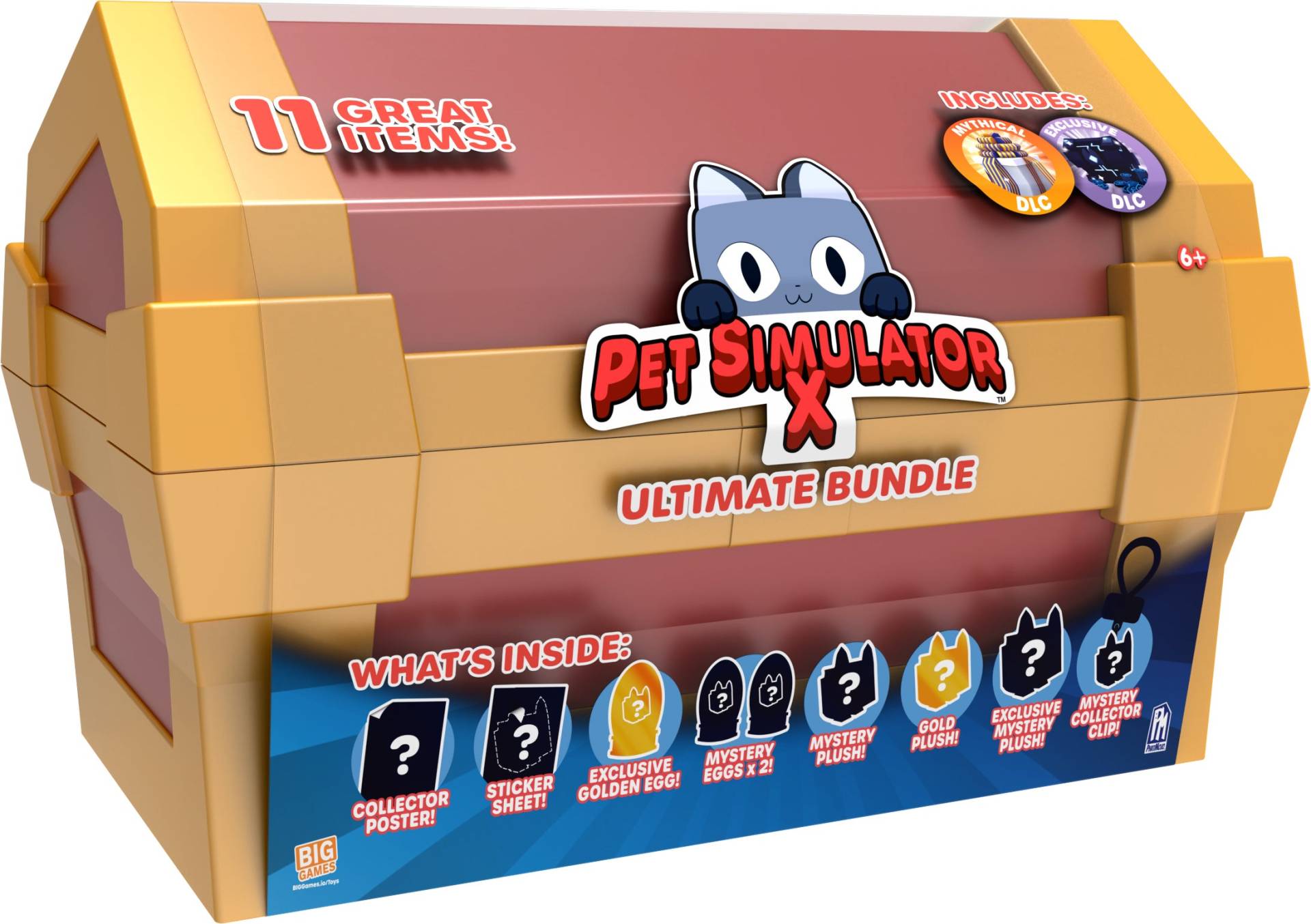 Pet Simulator X Ultimate Bundle Red Treasure Chest Spielset Series 1 von Pet Simulator